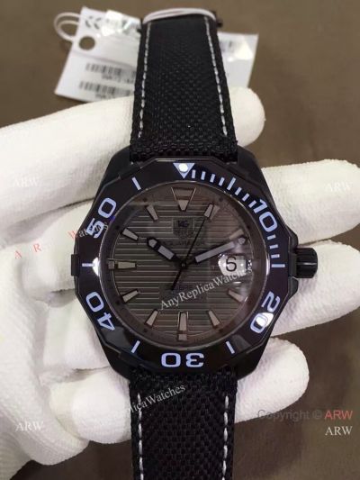 Swiss Copy Tag Heuer Aquaracer 300m calibre 5 Watch Black Bezel - 2016 New